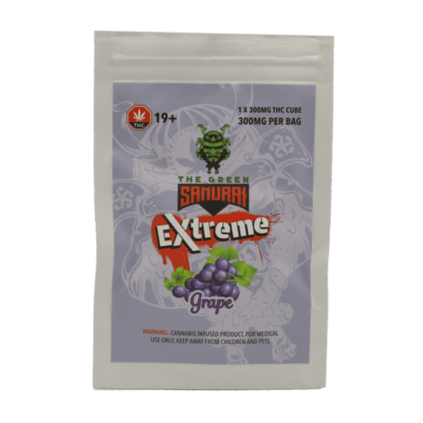 Green Samurai Extreme - Grape Gummy 300mg THC | Magic Mushies Canada