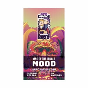 Super Magic Mushroom Bro’s - King of the Jungle MOOD - 400MG Capsules | Magic Mushies Canada