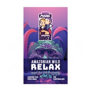 Super Magic Mushroom Bro’s - Amazonian Wild RELAX - 400MG Capsules | Magic Mushies Canada